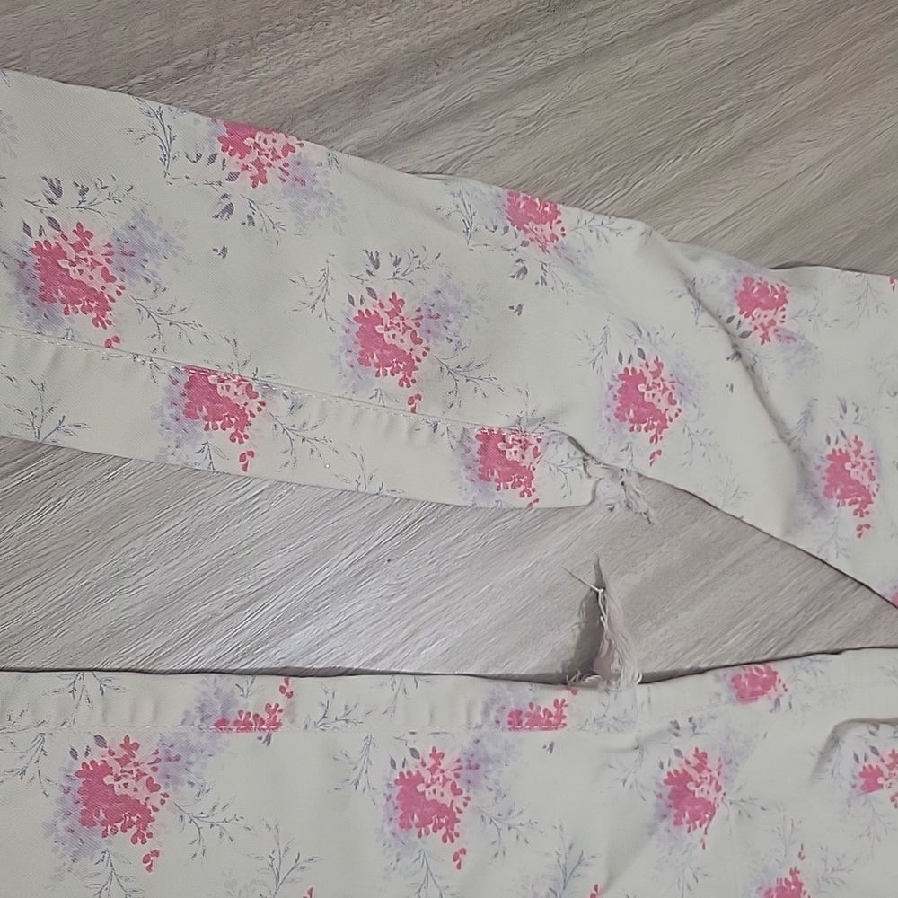 Gap Kids 1969 Super Skinny Floral Print Ripped KneesJeans Size 7 Regular - Picture 8 of 10